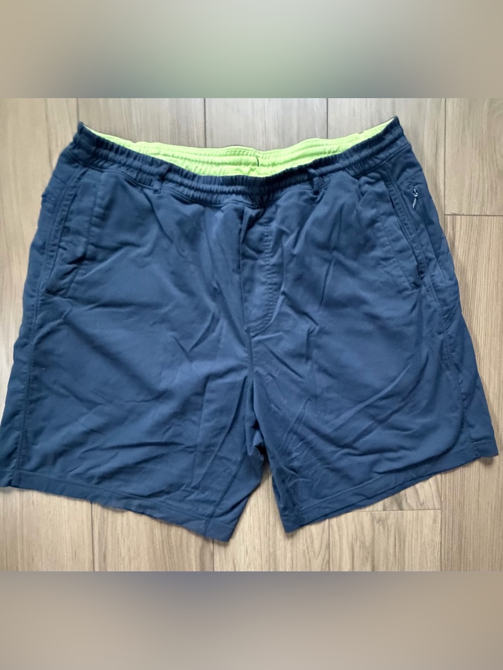 Birddogs Boom Shorts Men XXL Blue Stretch 8” Classic Elastic Lined